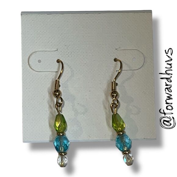 Bundle Sale 3 for $15 | Handcrafted Earrings – Faceted Glass Rhinestones - Picture 7 of 9
